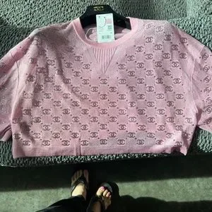 CHANEL | Tops | Chanel Embroidered Pink Top Chanel Spring